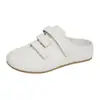 Zapatos Blancos Casuales de Suela Gruesa con Medias Pantuflas Cerradas para Mujer, Nuevas Pantuflas tipo Mula Slip-On Estilo Coreano 2026 con Aumento Oculto de Altura