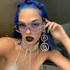 Gafas de Sol Gafas Steampunk de Marco Grande Kedun Huachenyu 2020 Estilo Nuevo Gafas de Sol Europeas y Americanas Forma Irregular