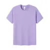 Camiseta de Algodón Puro Pesado de 230g Cuello Redondo Manga Corta Unisex Se Puede Imprimir Logo Ropa para Eventos y Grupos Verano Fábrica de Cixi