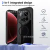 Capa Magnética Compatível com Xiaomi Xiaomi 15 14 Ultra 17 15 14T Pro À Prova de Queda Tampa Protetora Fosca