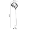 Cuchara sopera de acero inoxidable 304 con mango largo, cuchara para hot pot con logo, espumadera comercial para restaurante, venta al por mayor, engrosada, tamaño grande para uso doméstico, para servir sopa
