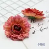 Simulación 7CM flor de peonía pequeña arreglo floral pared de fondo de boda color de otoño pequeña rosa de té bolsa de material de flor de seda caja de flores con decoración de flores