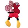 Anillo de Pelo Rojo Accesorios para el Cabello Cuerda para el Cabello Punto de Polo Mickey Anillo de Pelo Mickey de Medio Cuerpo Estilo Occidental Nuevo Anillo de Pelo Flor de Trasero de Mickey