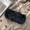 Súper Hermosa Gorra de Diadema de Pelo de Conejo Estilo Coreano para Mujer Ancha Otoño e Invierno Cálida Diadema para la Cabeza Estilo Japonés Tocado Diadema para el Cabello Diadema de Felpa