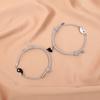 Moda Europea y Americana Transfronteriza Milán Cuerda Magnética Blanca y Negra Pulseras de Pareja Tai Chi para un Par de Pulseras de Hombres y Mujeres Joyería al por Mayor