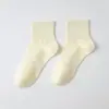 Calcetines con Aceite Esencial de Rosa, Calcetines de Media Pantorrilla para Mujer, Calcetines Zhuji, Calcetines de Algodón Finos 7A Antibacterianos y Desodorantes para Primavera y Verano, Calcetines Deportivos para Mujer