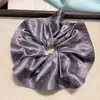 Celebridade da Internet Novo Estilo Tamanho Grande Simples Pérola Cetim Aba Grande Chapéu Anel de Cabelo Intestino Grosso Flor de Cabeça de Alto Padrão Corda de Cabelo para Rabo de Cavalo
