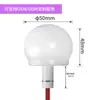 Fornecido Diretamente do Fabricante, Luz de Espelho LED de Baixa Tensão 5V com Três Temperaturas de Cor para Espelho de Maquiagem de Penteadeira, Lâmpada de Rosca de Plástico 50mm