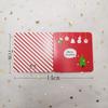 Tarjeta de felicitación de Navidad, Tarjeta de bendición de dibujos animados mini, Tarjeta de agradecimiento festiva transfronteriza, Tarjeta con mensaje de bendición linda, Tarjeta pequeña para Nochebuena