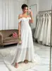 A364 Nuevo vestido de novia de un hombro para mujer de comercio exterior europeo y americano, cola de gasa, vestido blanco, transfronterizo 2026
