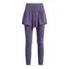Conjunto de Yoga de Alta Qualidade para Mulheres - Primavera e Outono: Conjunto de Duas Peças: Top Esportivo Curto Acinturado e Calça Fitness de Alta Elasticidade Sem Costura