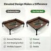 Cama para Cães Yueshang, Cama Pequena para Cachorros, Casa para Cachorros Respirável, Adequada para o Verão e Todas as Estações, Cama Elevada