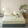 Shu Zun Ke Serie de Bordado de Toalla Estilo Fresco Dibujos Animados Clase A Faldón de Cama Individual Estilo Universal Cuatro Estaciones