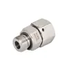 Roke Acero Inoxidable 316 Conector Recto de Cono con Sello de una Virola para Tubería Rosca Externa NPT Resistente a la Presión y Alta Temperatura