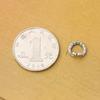 9mm Plata de ley Xizang aro dorado espaciador de hechizos cierre aro hechizo anillo de plata espaciador Accesorios hechos a mano DIY mito negro sabio