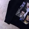 Estilo de Rua Gótico Europeu e Americano Moda Ins Tendência Estampado Harajuku Moletom com Capuz Y2K Roupas Transfronteiriças Moletom Lulu
