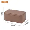 Caja de Almacenamiento de Joyería Portátil Gran Capacidad para Collares, Pulseras, Accesorios con Cuentas Bolsa de Almacenamiento Bolsa de Protección de Joyería Exquisita de Gama Alta