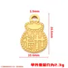 Pingente Auspicioso de Sorte em Aço Inoxidável Acessórios DIY Estilo Chinês Boa Sorte Paz Pequeno Pingente Acessório de Pulseira Materiais