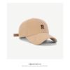 Gorra de Béisbol Infantil Primavera y Otoño Etiqueta Letra R Coreana 2022 Explosiones Versátil Verano Cara Gorra Pequeña Moda Masculina Invierno