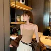 Nuevo Estilo Diseño Simple para Busto Pequeño para que Parezca Más Grande, No Necesita Usar Sujetador, Copas Fijas, Camisola Base Versátil y Cómoda para Mujer Venta al por Mayor
