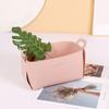 Caixas de Armazenamento de Couro de Luxo Cuidadosamente Selecionadas, Caixas de Armazenamento para Provadores de Lojas de Roupas, Caixas de Armazenamento para Itens Diversos de Salão de Unhas, Fabricante