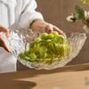 Turco Aracam Tazón de Vidrio Importado Ensaladera Sala de Estar para el Hogar Frutero Tazón para Bocadillos Tazón de Postre Transparente