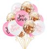 AliExpress 15 Piezas nuevo Team Bride combinación de globos de confeti color oro rosa Decoración para despedida de soltera boda