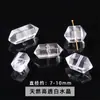 Cristal Natural Contas Soltas Irregulares Cristal Torre Amarela Pedra Natural Irregular Contas Soltas Pulseira de Cristal DIY Contas de Formato Irregular