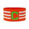 Brazalete de Capitán para Partidos de Fútbol, Brazalete Deportivo Elástico para Evitar que se Deslice, Brazalete del Grupo C con Velcro