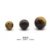 Miçanga de Pedra Natural Meio Furo 8-12mm Ágata Cristal Pedra Semi-preciosa Miçanga Meio Furo de Ágata Acessórios de Inlay para Joias DIY