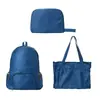 Mochila Multifuncional para Viagem ao Ar Livre, à Prova d'Água, Dobrável, de Uso Duplo, Ultraleve, Portátil, com Logotipo Impresso Personalizado