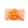 Diadema de flor para bebé de celebridad de internet diadema para el pelo flor europea y americana INS flor gorda diadema de calcetín puerta halógena elástico suave cabeza de bebé