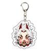 Llavero Transparente Raiden Xiao Zhongli Hu Tao Merchandising de Anime Colgante Acrílico Doble Cara Encanto para Bolsa Hecho a Medida
