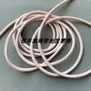 Corda de couro PU redonda de 6 mm de espessura para bolsa de fio DIY feita à mão, bolsa de crochê, bolsa de rattan, bolsa de tecido, alça de corda para bolsa de ombro única, transversal