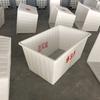 Caixa Quadrada Espessada de Tendão de Boi de Plástico Tanque de Água Clinker Branco Grau Alimentício Caixa de Aquicultura de PE de 1000 Litros Caixa Quadrada de Tendão de Boi