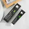 Pasta de Dente Famosa na Internet de Carvão de Bambu Versão em Inglês, Estoque Pronto de Fábrica, Pasta de Dente com Hálito Fresco
