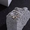 Anillo de Moda Coreana de Nicho Diseño para Mujer Sentido Simple Ins Personalidad Tendencia Sentido de Alta Gama Versátil Anillo Abierto para Dedo