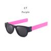 Procesamiento y Personalización de Pulseras de Espejo Snap-On, Gafas, Gafas de Sol Plegables, Nuevas Gafas Unisex, Gafas de Sol de Moda para Conducir