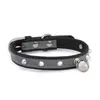 Collar Reflectante Punk con Remaches para Mascotas con Cascabel, Hebilla Ajustable, Adecuado para Gatos y Perros Pequeños, Resistente al Desgarro y No Estrangula el Cuello