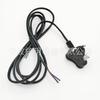 Cable de alimentación británico pequeño enchufe de calibre británico cable 16A enchufe británico Cable de alimentación de cola de ocho estándar británico enchufe BS