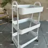 Rack de Armazenamento Tipo A Personalizado Bazhou Multifuncional Armazenamento e Organização Rack Carrinho de Lanches para Sala de Estar