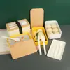 Lonchera de madera de doble capa estilo japonés transfronteriza para trabajadores de oficina lonchera diaria lonchera con compartimento de paja de trigo de aspecto elegante