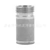 Acero Inoxidable 316 Metal Filtro Microporoso Elemento de Filtro Sinterizado de Polvo de Titanio Rosca Externa 20*30 Cabezal de Aireación de Instalación Rápida