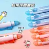 Caneta Apagável Pressão Esponja Nuvem Ins Preta 0.5mm Esferográfica Apagável em Gel para Alunos do Ensino Fundamental e Médio