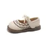 Zapatos de piel para niña 2026 otoño nuevo modelo zapatos de princesa para niña zapatos sencillos para bebé zapatos de piel para niño zapatos de piel versátiles de moda