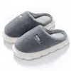 2026 Nuevas Pantuflas de Algodón Antideslizantes para Hombre de Interior para el Hogar Pantuflas Gruesas de Felpa para Pareja Cálidas de Invierno Pantuflas de Algodón de Suela Gruesa para Mujer