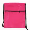 Mochila de almacenamiento impermeable con cordón para eventos deportivos de baloncesto al aire libre, maratón, de doble hombro