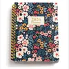 Fabricante Transfronterizo 2026 Cuaderno Personalizado Cuaderno Floral con Espiral Cuaderno de Agenda Diaria Planificador con Correa de Alto Valor