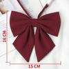 Pajarita de Plumas Uniforme Jk Color Sólido Pajarita de Uniforme de Graduación Camisa Estilo Preppy Femenina Accesorios para Uniforme Escolar Traje de Marinero Lazo