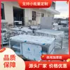 Bancada de Mesa Operacional de Cozinha de Hotel com Porta Deslizante de Aço Inoxidável Tábua de Corte para Picar Legumes e Ossos Bancada de Mesa de Aço Inoxidável de Passagem Única e Dupla